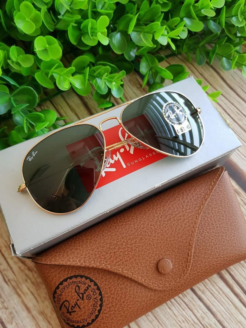 Kính Mát Rayban RB3026 L2846 62-14 Màu Xanh Green