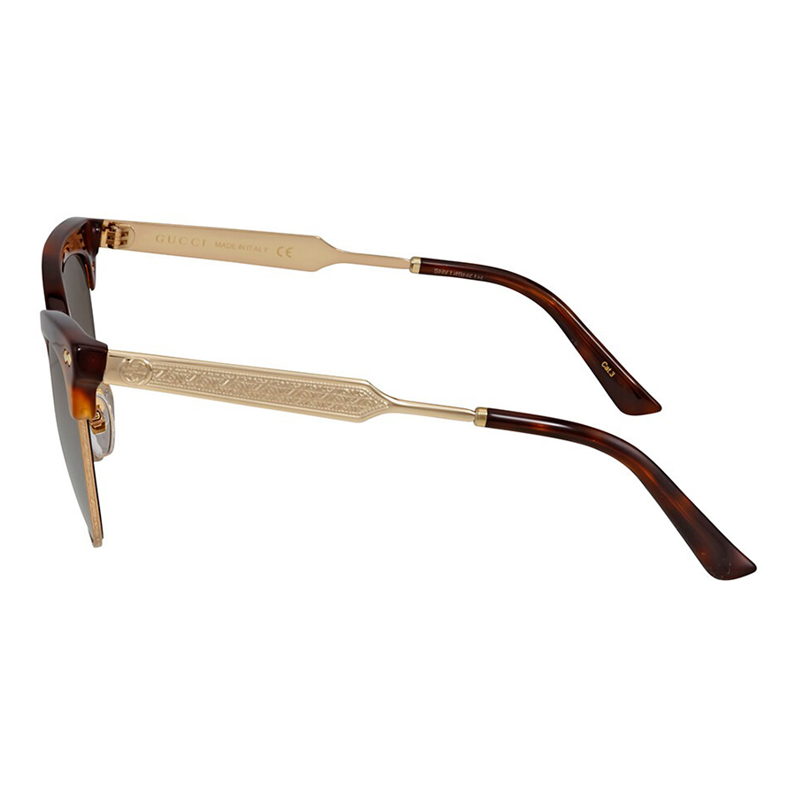 Kính Mát Nữ Gucci Grey Gradient Havana Cat Eye Sunglasses GG0055S 002 Màu Xám Gradient