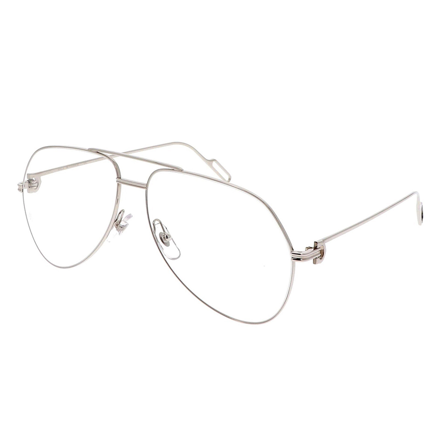 Kính Mắt Cận Cartier CT0116O 002 Màu Bạc