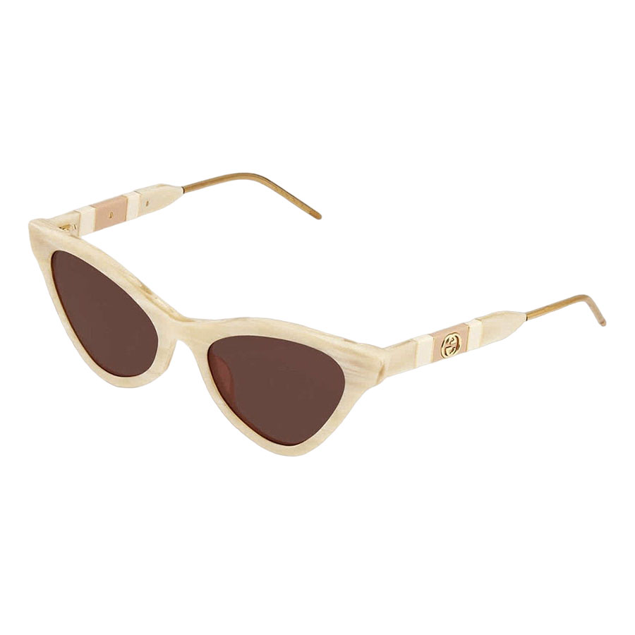 Kính Mát Nữ Gucci GG0597S-005 Màu Nâu Be