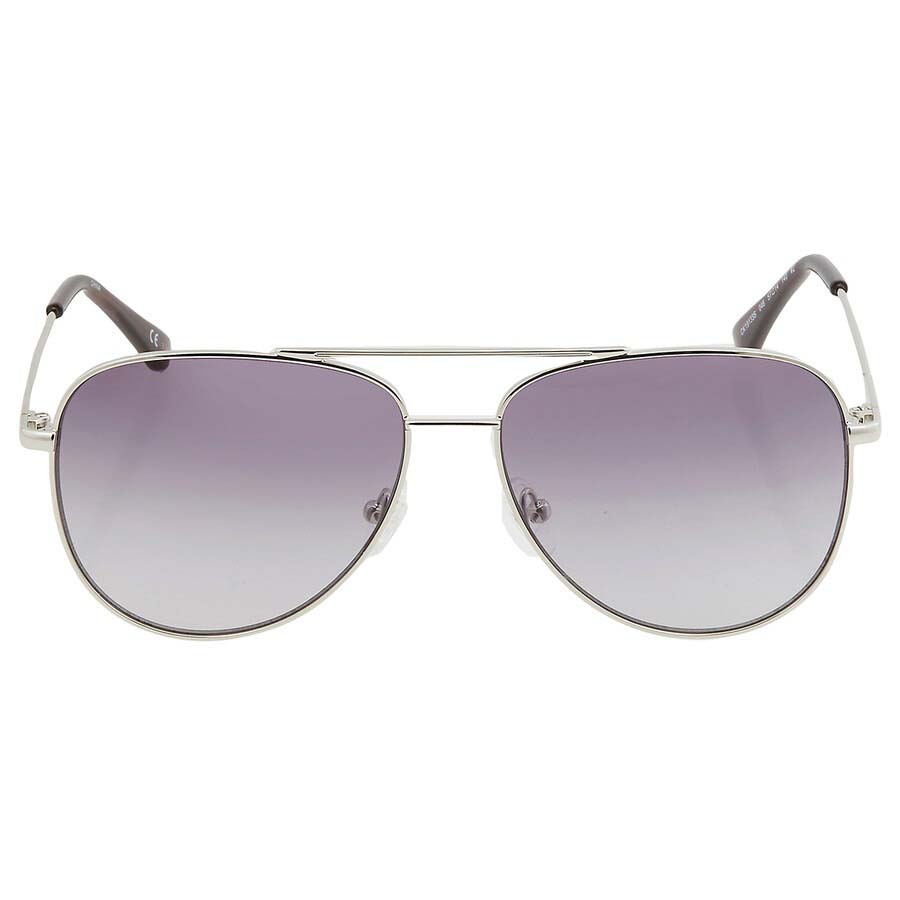 Kính Mát Unisex Calvin Klein Grey Gradient Pilot Sunglasses CK19133S 046 57 Màu Xám Bạc