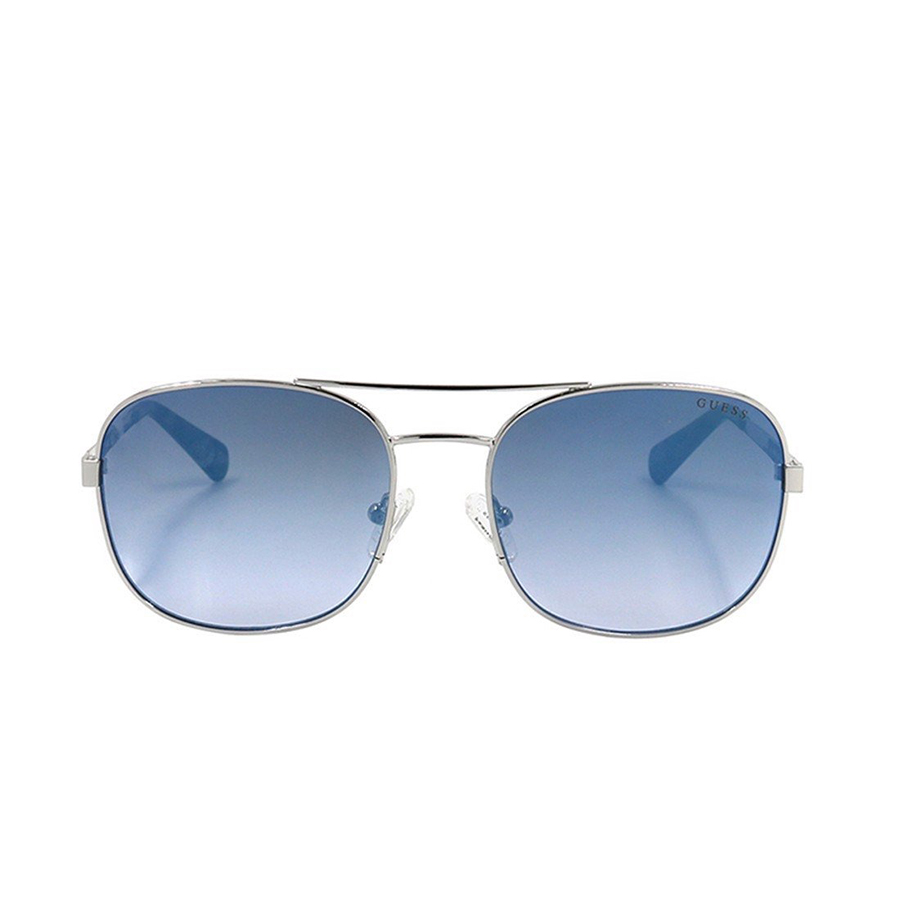 Kính Mát Guess Pilot Sunglasses GU5201 10X 56-17 Màu Xanh Gọng Bạc