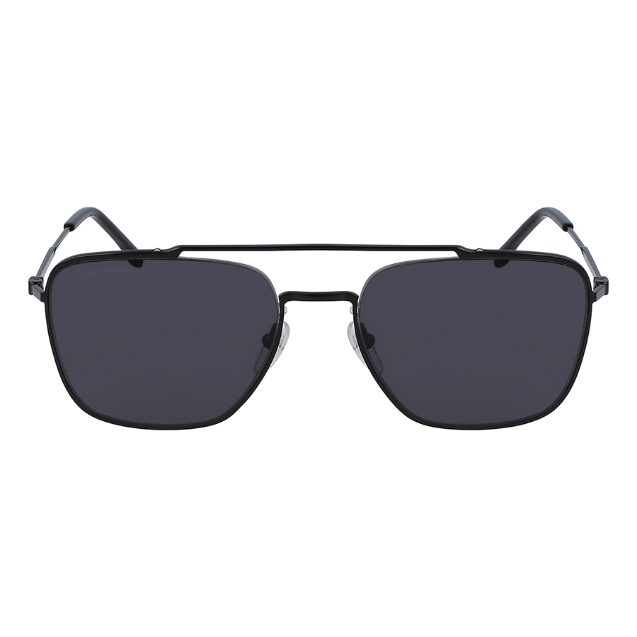 Kính Mát Nam Lacoste Dark Grey Square Men Sunglasses L105SND 001 55 Màu Xám Đậm
