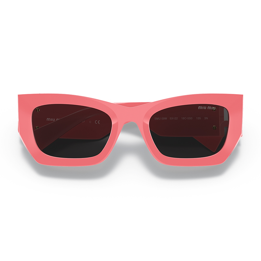 Kính Mát Nữ Miu Miu Glimpse Rectangle Frame Sunglasses Màu Hồng