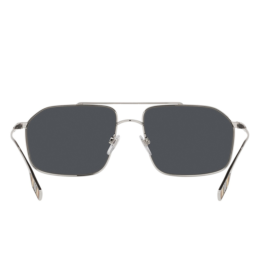 Kính Mát Nam Burberry BBR  Men's Sunglasses BE3130 100587 59 Màu Xám Đậm