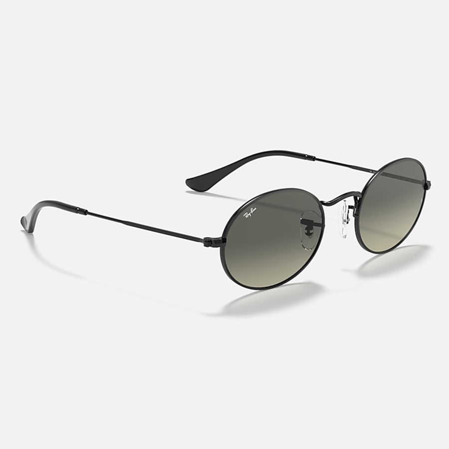 Kính Mát Rayban Oval Flat Lenses Sunglasses RB3547N 002/71  Màu Đen Size 54