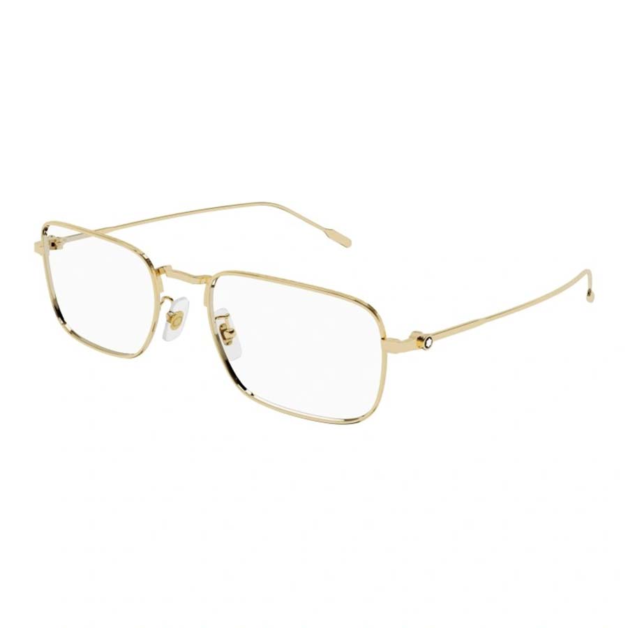 Kính Mắt Cận Montblanc MB0212O 001 Eyeglasses Màu Vàng