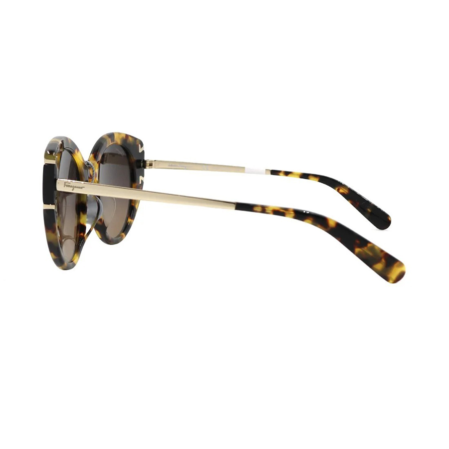 Kính Mát Salvatore Ferragamo Brown Gradient Cat Eye Ladies Sunglasses SF840SA 215 54 Phối Màu