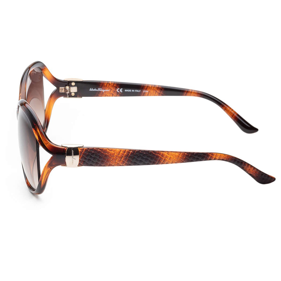 Kính Mát Salvatore Ferragamo Women Fashion 61mm Tortoise Sunglasses SF770SA-214 Phối Màu