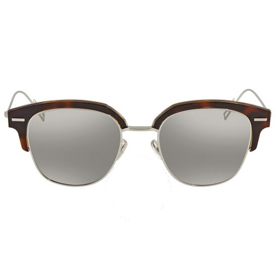 Kính Mát Dior Gray Silver Square Men's Sunglasses Diortensity 0KRZ 48 Màu Xám