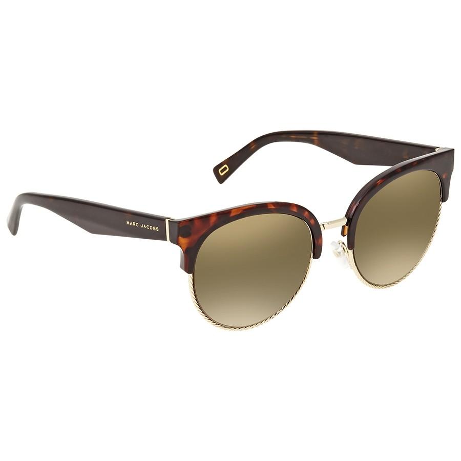 Kính Mát Marc Jacobs Brown Gold Browline Ladies Sunglasses MARC170S008654