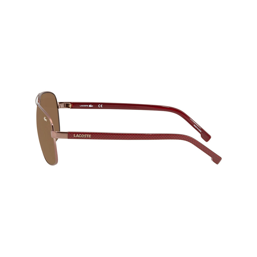Kính Mát Lacoste Brown Shaded Rectangular Unisex Sunglasses L162S 210 61