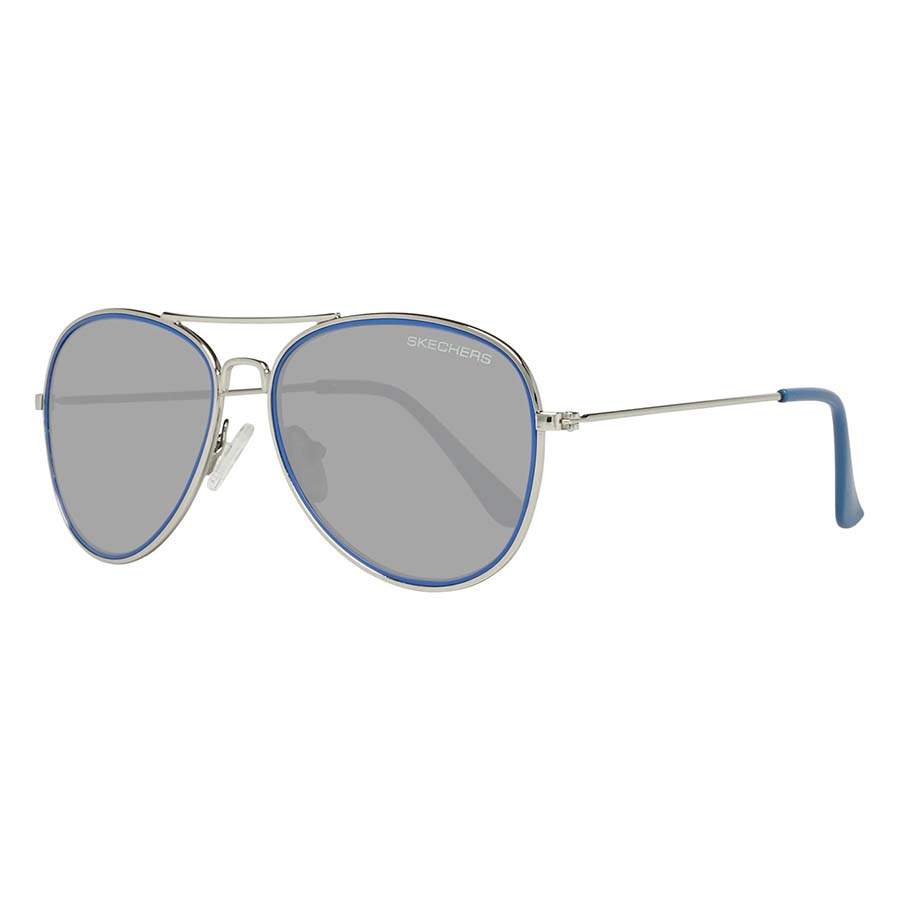 Kính Mát Skechers Aviator Unisex Sunglasses SE9005 10V 49 Màu Xám