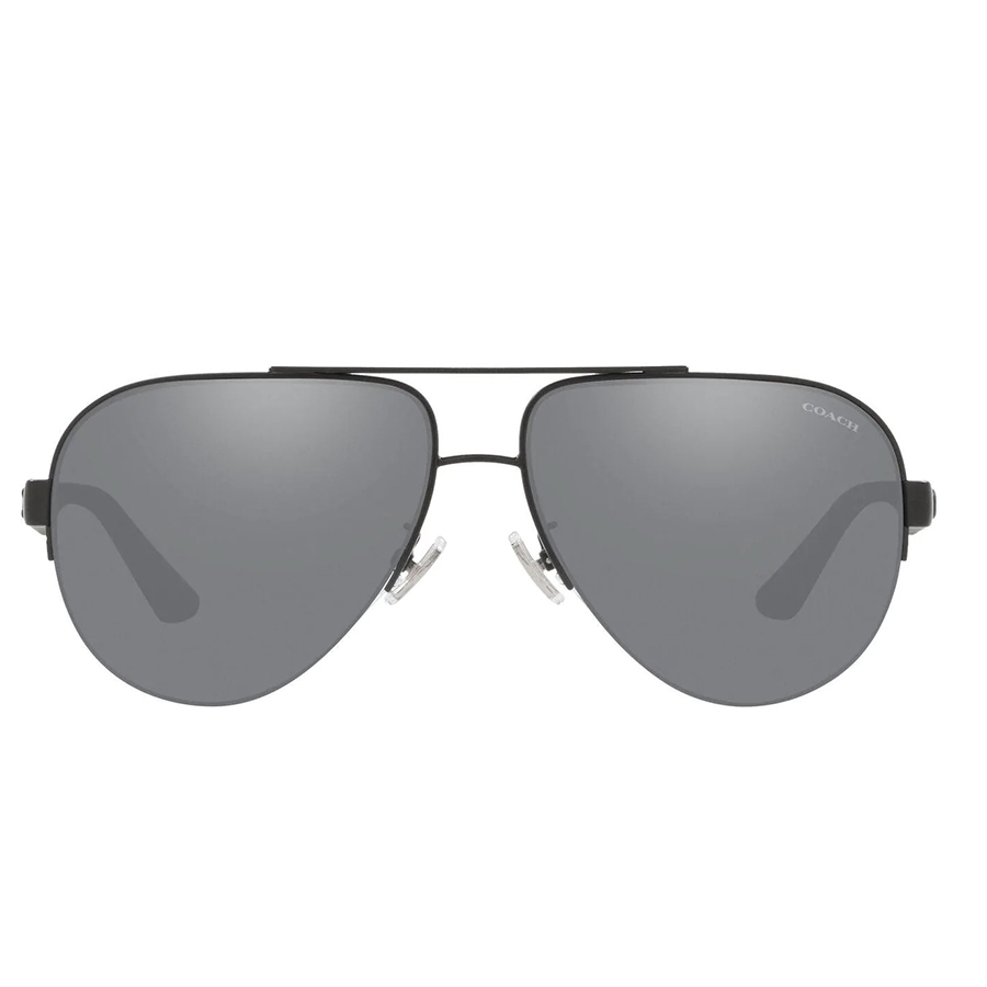 Kính Mát Coach Men Fashion Matte Gunmetal Sunglasses HC7121-938187-58 Màu Xám Đen