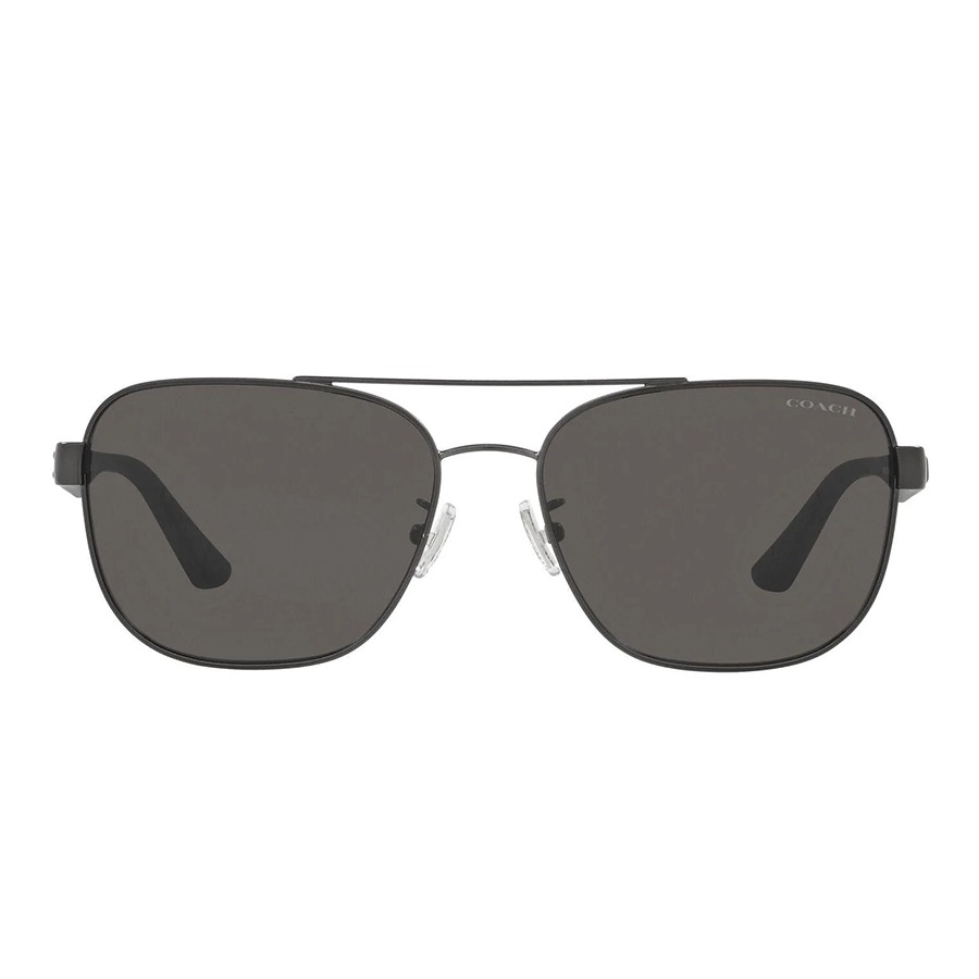 Kính Mát Coach Men Fashion Matte Sunglasses HC7122-938187-58 Màu Xám Đen