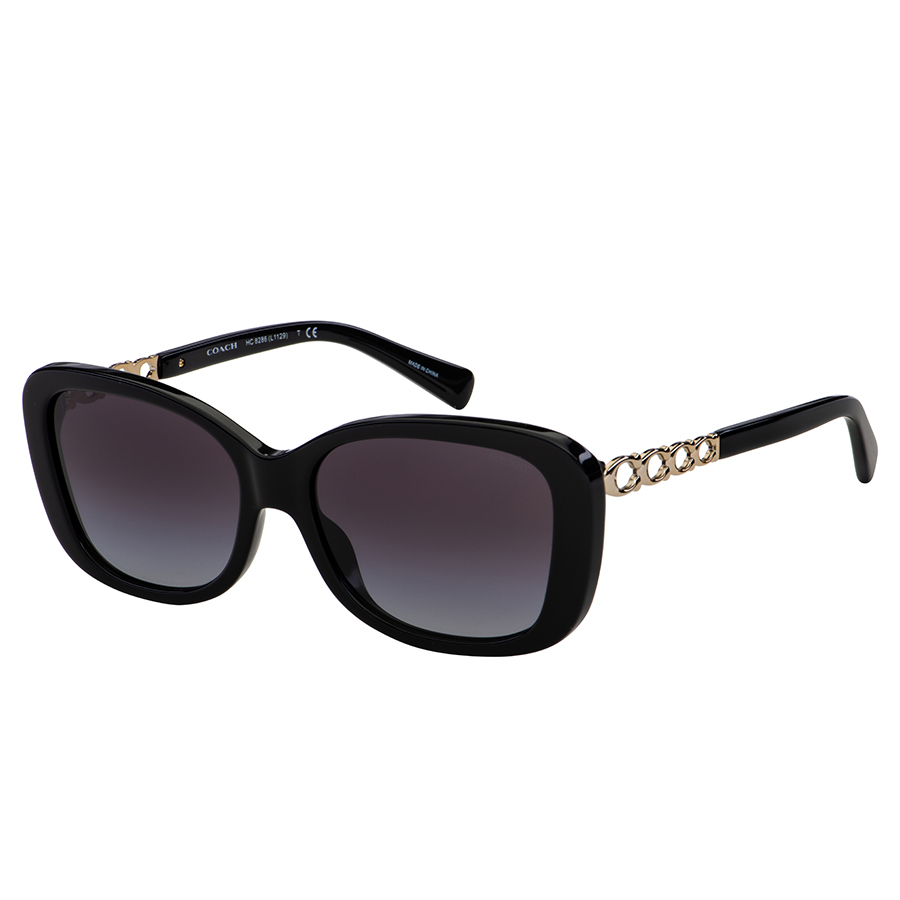 Kính Mát Coach Women Fashion Black Sunglasses HC8286-50028G-57 Màu Đen