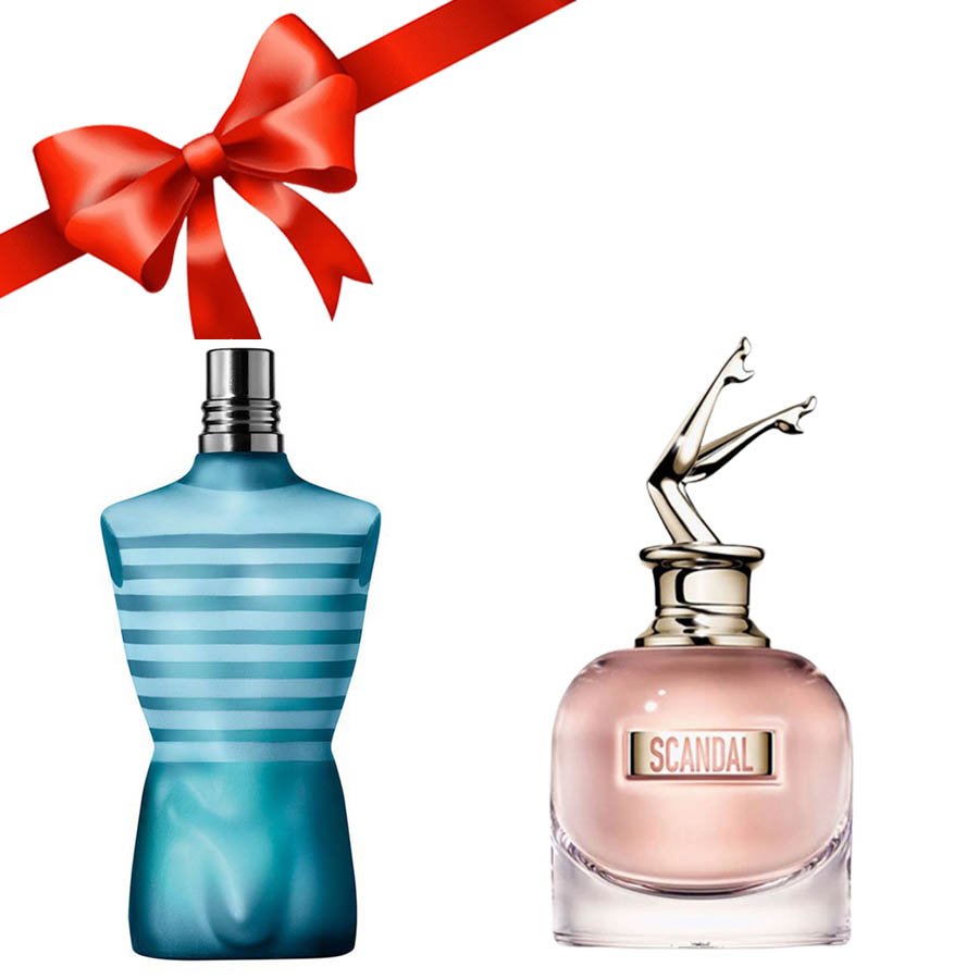 Combo Nước Hoa Jean Paul Gaultier (Le Male EDT 125ml + Scandal EDP 80ml)
