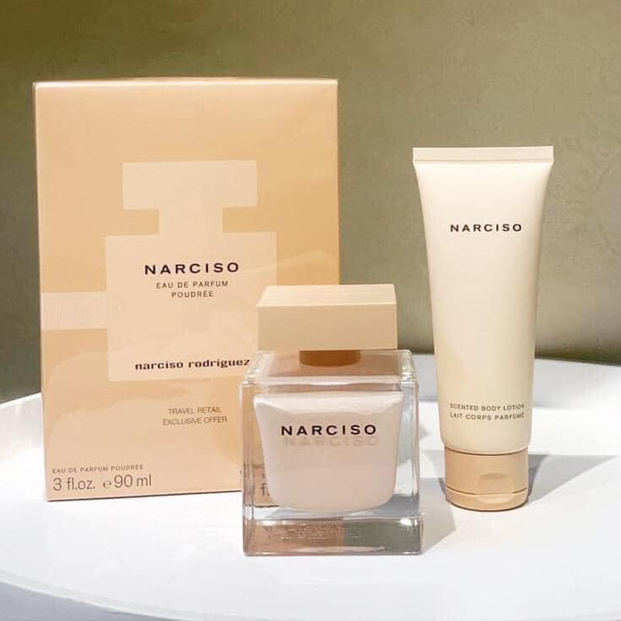 Set Nước Hoa Narciso Poudree (EDP 90ml, Bodylotion 75ml)