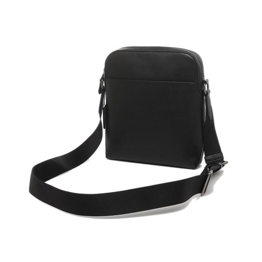 Túi Coach Nam Houston Flight Bag Leather Black Màu Đen