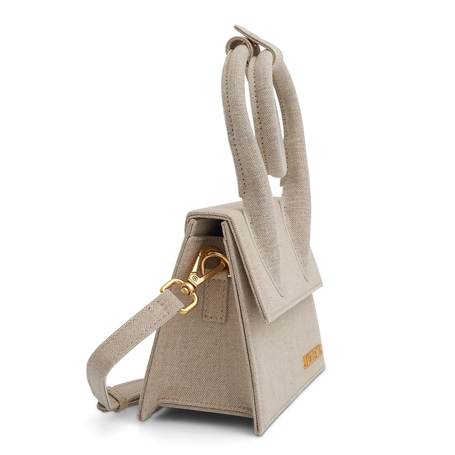 Túi Xách Tay Nữ Jacquemus Le Chiquito Noeud Bag In Light Grey 213BA0053071 140 Màu Xám Nhạt