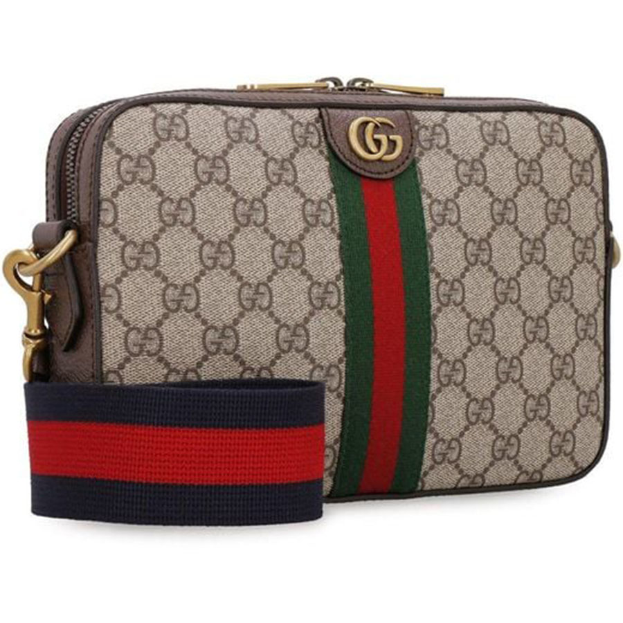 Túi Đeo Chéo Nam Gucci Ophidia GG Supreme Fabric Shoulder Bag Multicolor Phối Màu