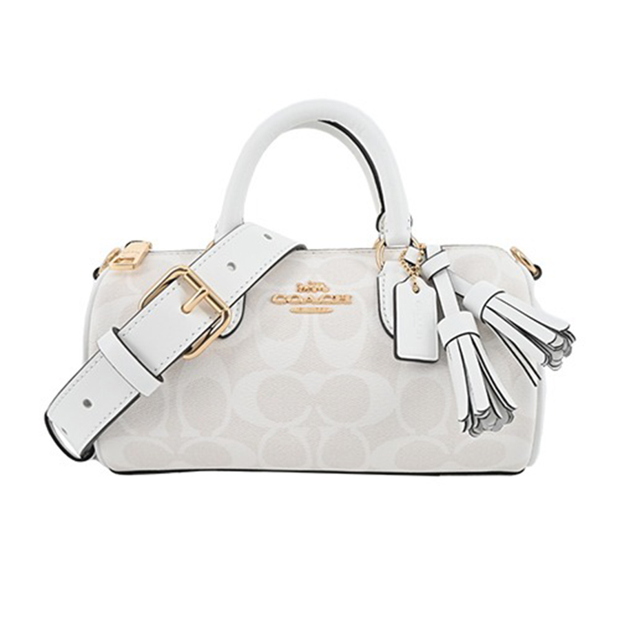 Túi Xách Nữ Coach Lacey Crossbody In Signature Canvas CK689 Màu Trắng