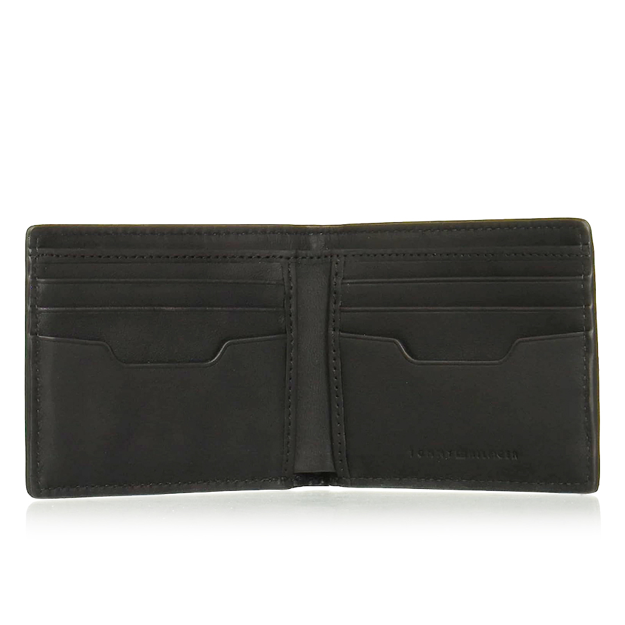 Ví Nam Tommy Hilfiger Men's Wallet  AM0AM10254_NERO_BDS Màu Đen