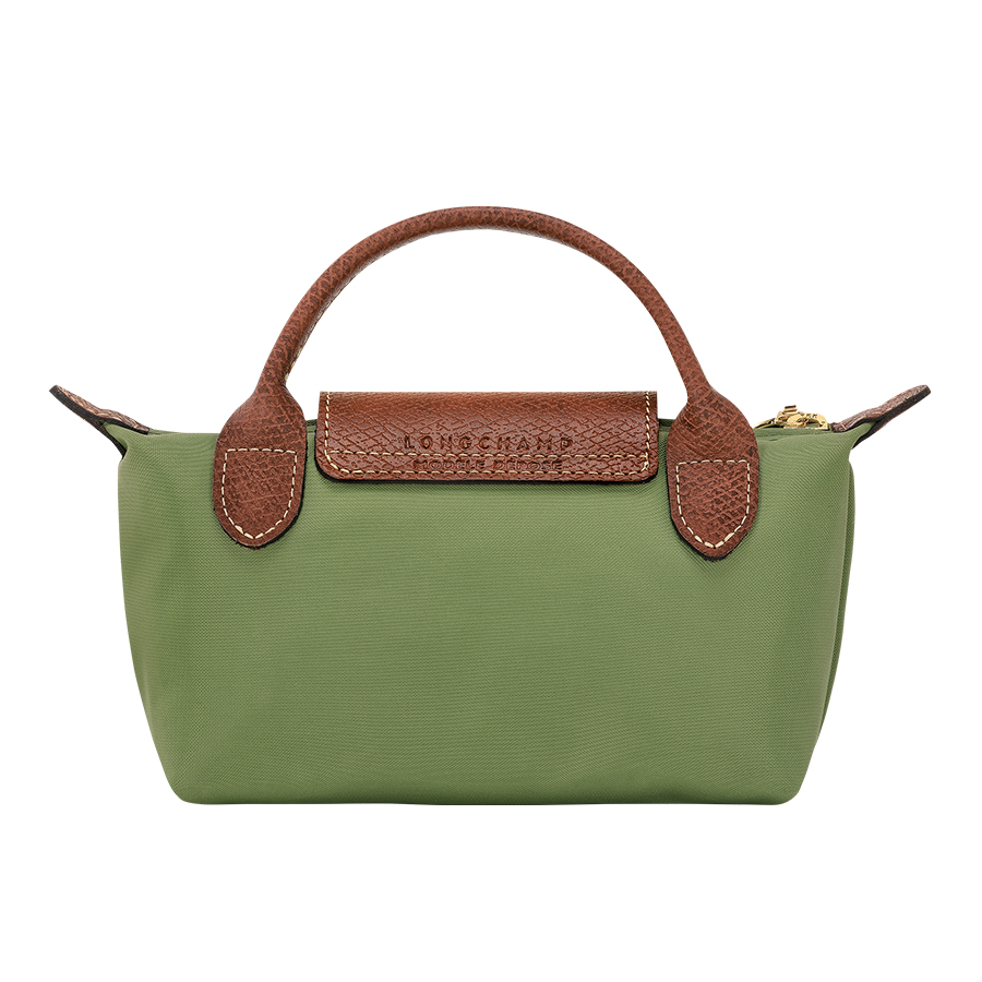 Túi Xách Nữ Longchamp Le Pliage Original Pouch With Handle 34175089P77 Màu Xanh Rêu