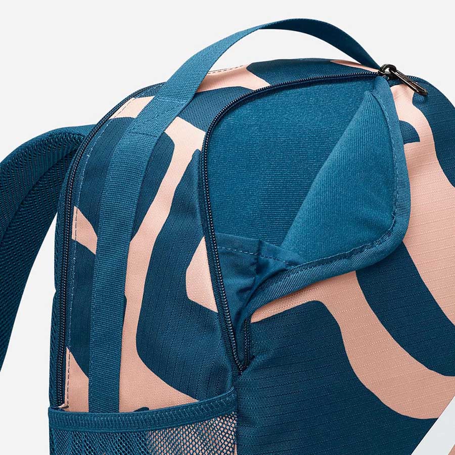 Balo Trẻ Em Nike Brasilia Cat Aop DQ5341-460 Màu Xanh