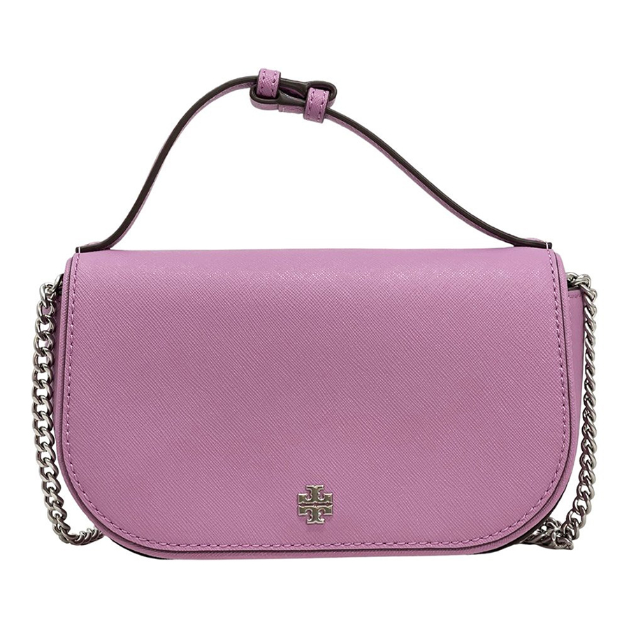 Túi Xách Tay Nữ Tory Burch Emerson Top Handle Crossbody Màu Tím