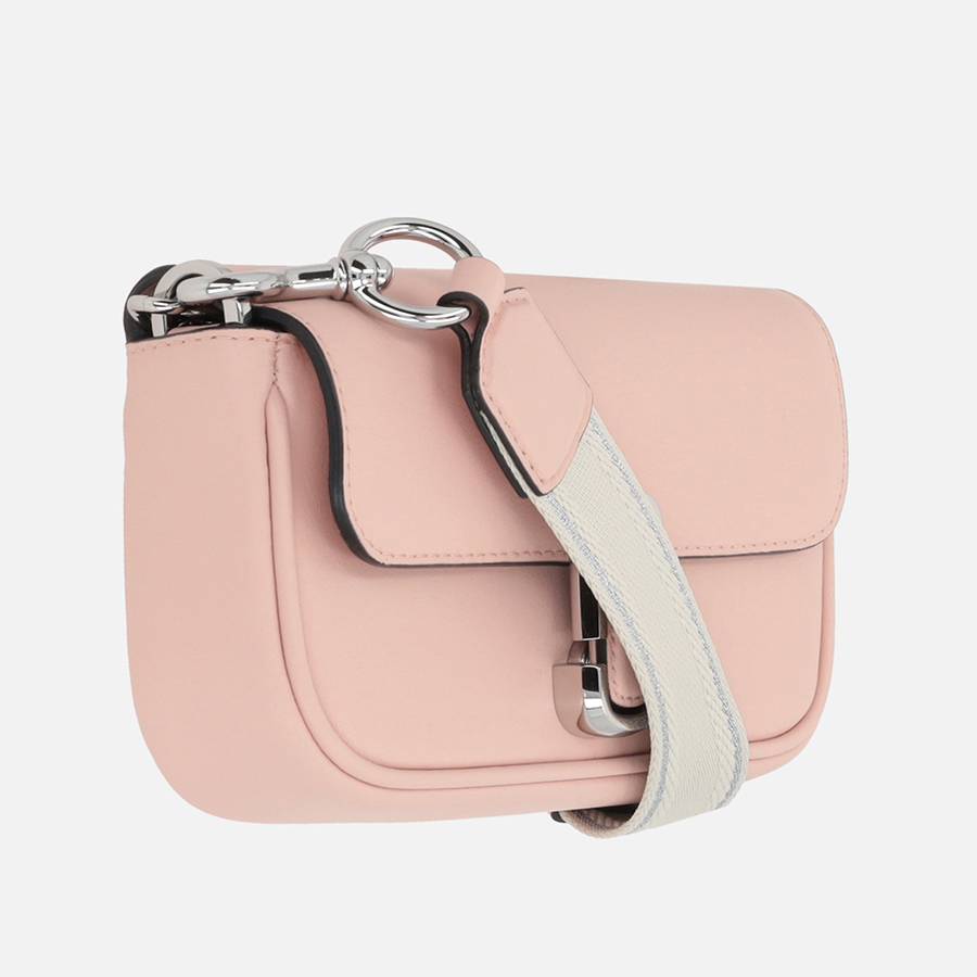 Túi Đeo Chéo Nữ Marc Jacobs The J Marc Mini Smooth Leather Shoulder Bag Màu Hồng