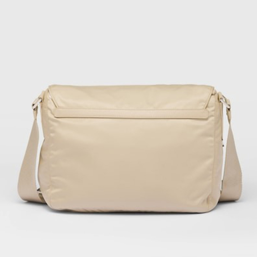 Túi Đeo Chéo Nữ Prada Re-Nylon Shoulder Bag Màu Be