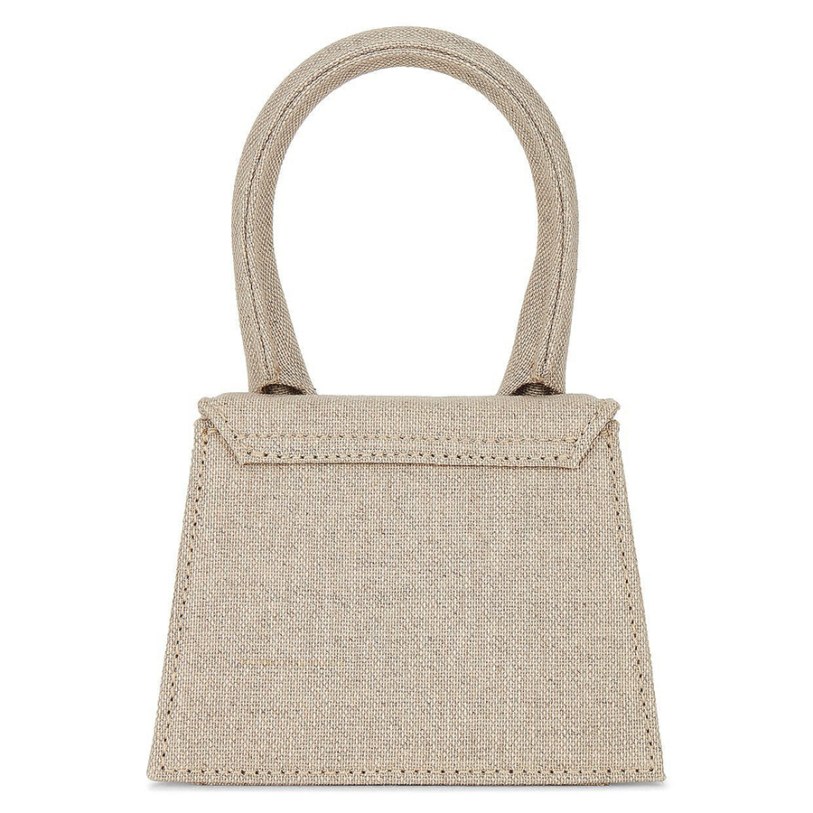 Túi Đeo Chéo Nữ Jacquemus Le Chiquito Mini Bag Light Greige Twill Màu Be