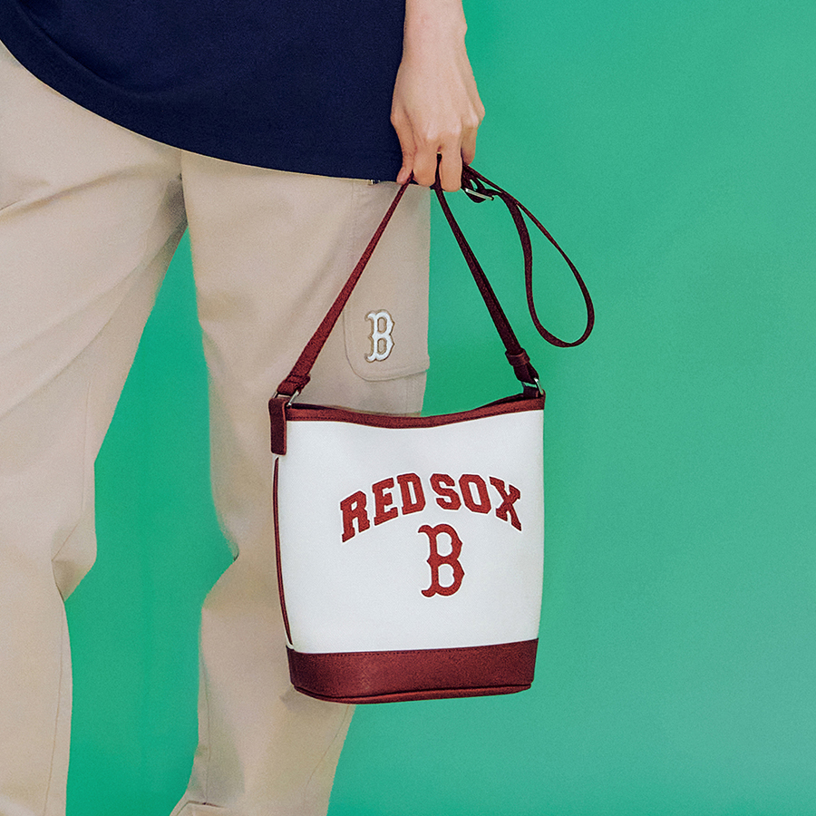 Túi Xách MLB Varsity Boston Red Sox 3ABMS093N-43CRD Màu Kem Đỏ