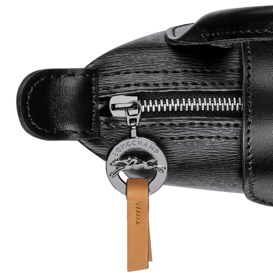 Túi Xách Tay Nữ Longchamp Le Pliage City Pouch With Handle Black 34175HYQ001 Màu Đen
