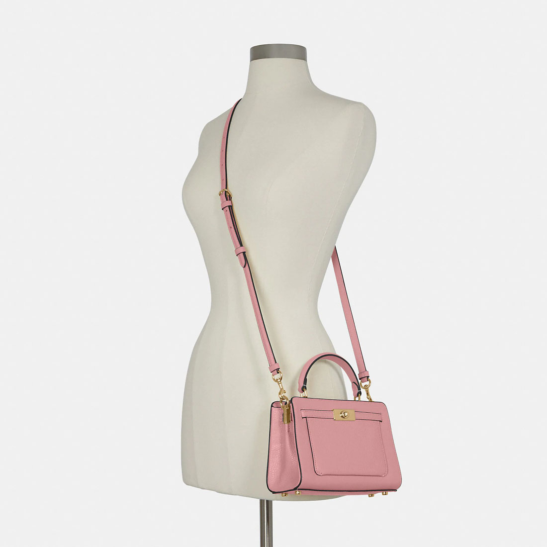 Túi Đeo Chéo Coach Mini Lane Top Handle C8320 Màu Hồng