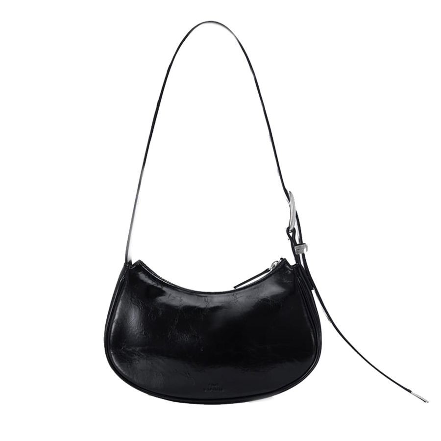 Túi Đeo Vai Nữ Find Kapoor  Belty Bag 25 Crinkled Black Màu Đen