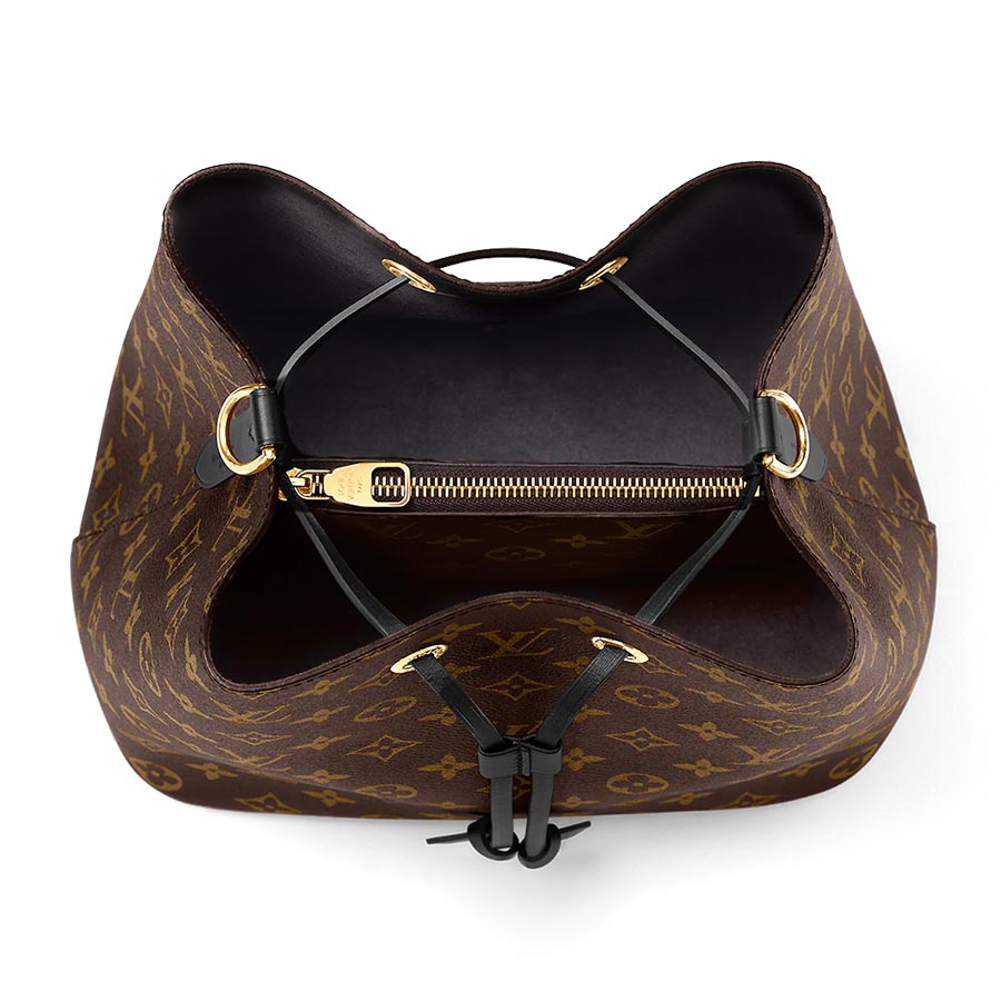 Túi Đeo Chéo Nữ Louis Vuitton LV Néonoé MM M44020 Màu Nâu Đen