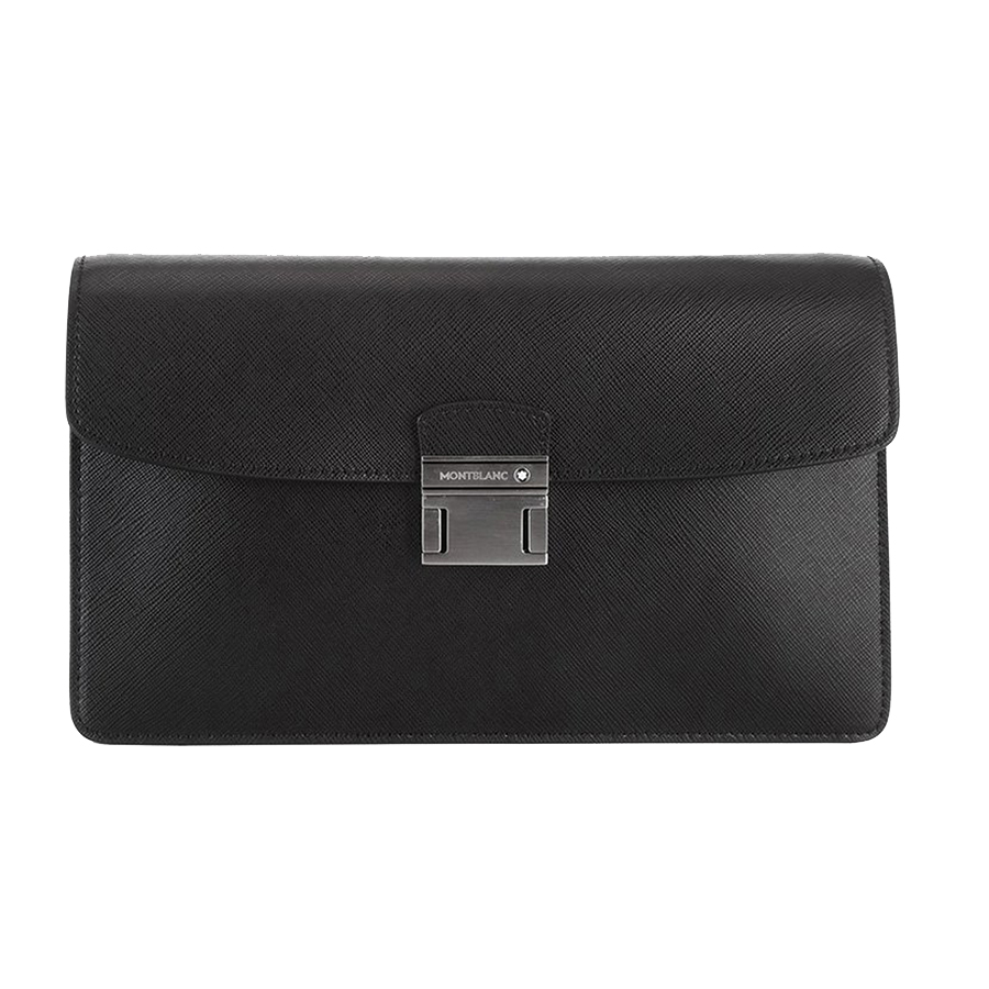 Túi Cầm Tay Nam Montblanc Sartorial Clutch Bag Black Màu Đen