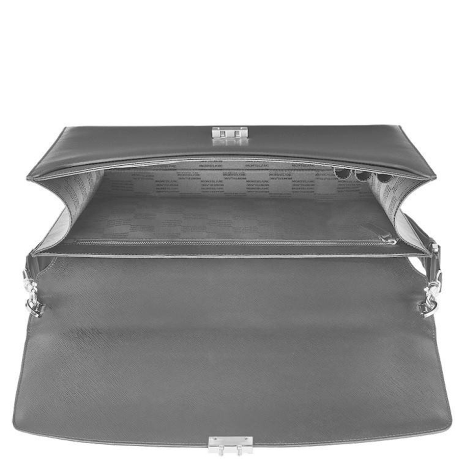 Cặp Nam Montblanc Catal Single Compartment Sartorial Tobacco Màu Đen