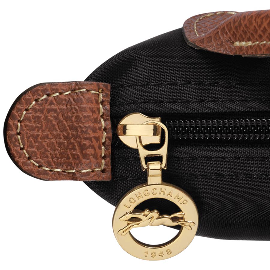 Túi Xách Longchamp Le Pliage Original Pouch With Handle 34175089001 Màu Đen