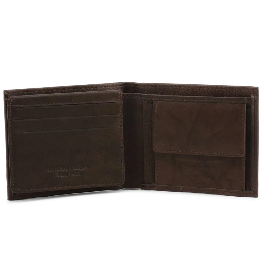 Ví Nam Carrera Jeans CATCHER-CB7592B_DKBROWN Màu Nâu
