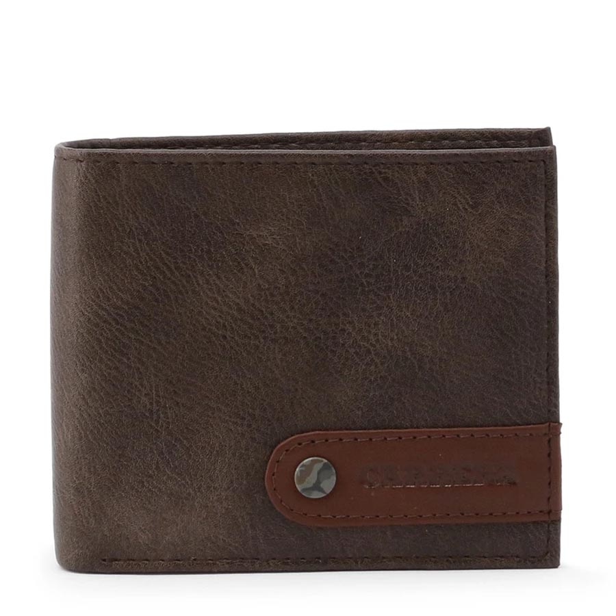 Ví Nam Carrera Jeans Catcher CATCHER_CB5597_02DKBROWN Màu Nâu