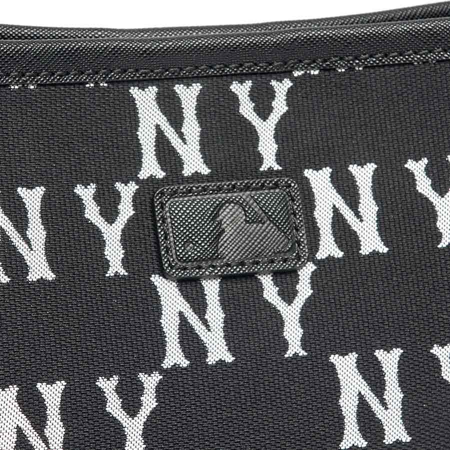 Túi Đeo Chéo MLB Big Classic Monogram Jacquard New Bucket Bag New York Yankees 3ABML023N-50BKS Màu Đen