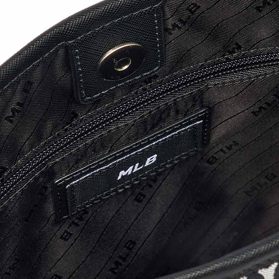 Túi Đeo Chéo MLB Big Classic Monogram Jacquard New Bucket Bag New York Yankees 3ABML023N-50BKS Màu Đen