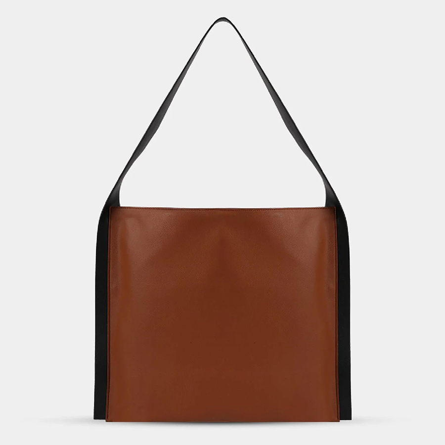 Túi Xách Chautfifth Paper Tote Màu Cam Dây Đen