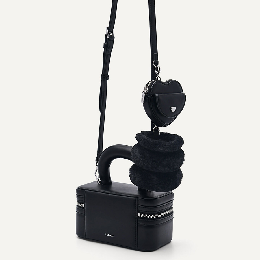 Túi Đeo Chéo Nữ Pedro Melody Shoulder Bag with Double Pouch PW2-75210137 Màu Đen