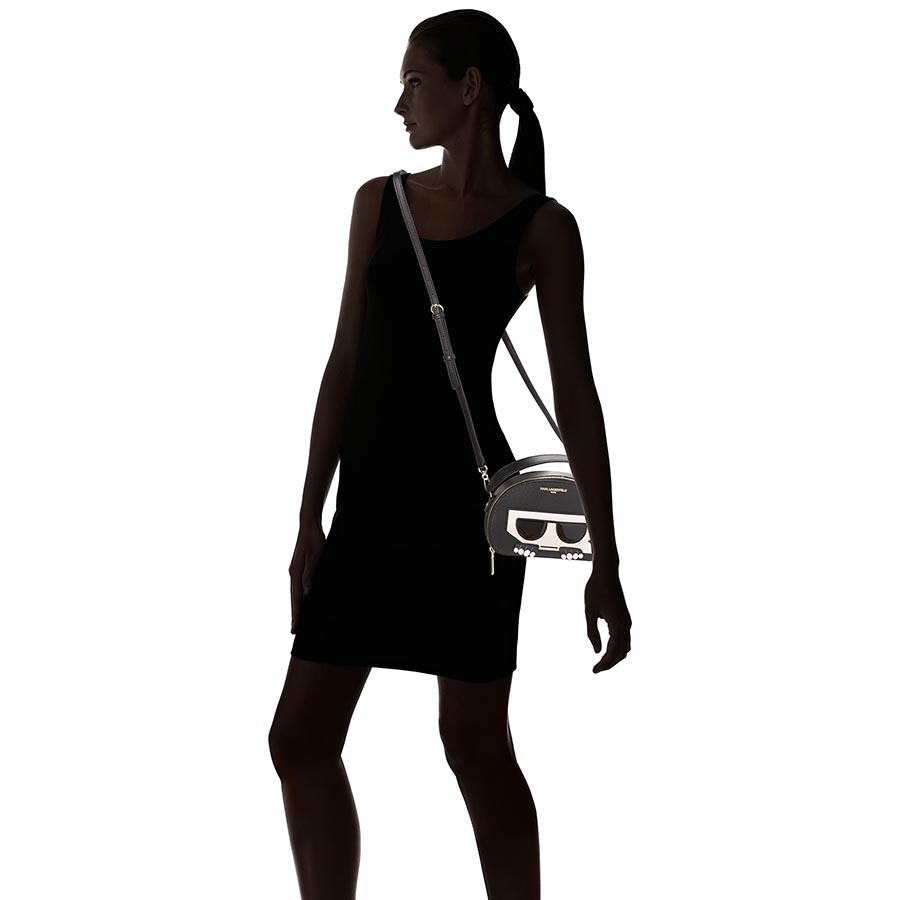Túi Xách Tay Karl Lagerfeld  Paris Womens Maybelle Crossbody Màu Đen