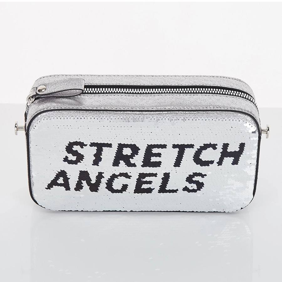 Túi Đeo Chéo Stretch Angels Panini Double Spangle Bag Silver Màu Bạc