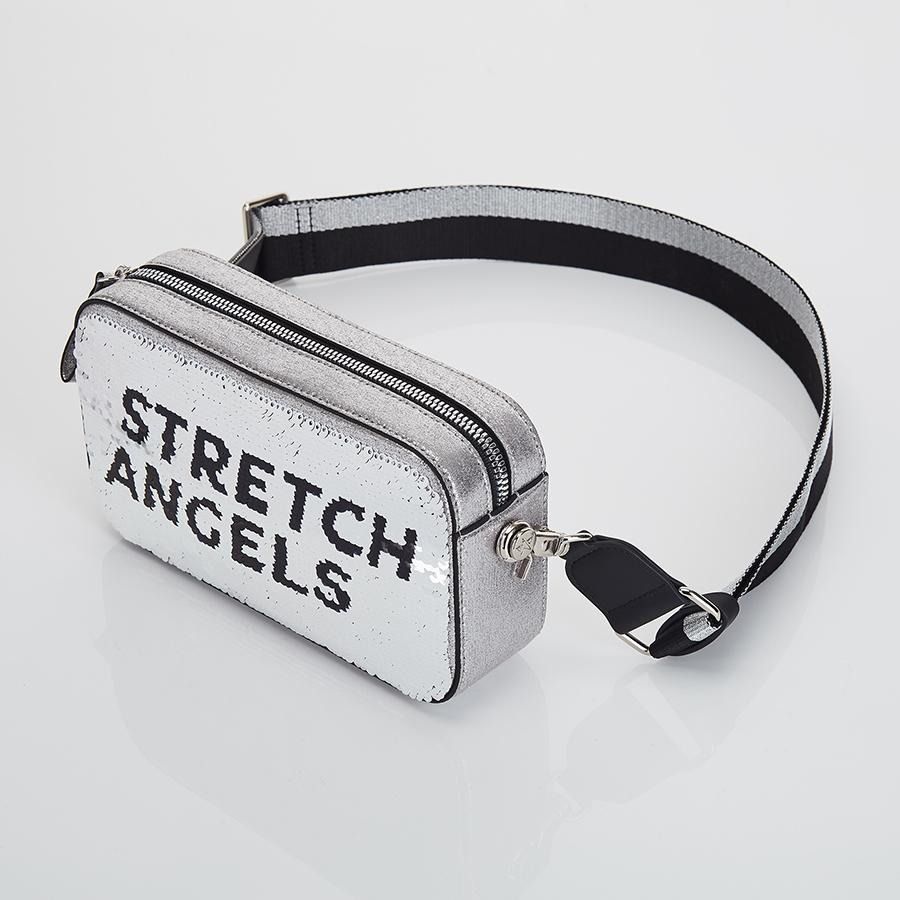 Túi Đeo Chéo Stretch Angels Panini Double Spangle Bag Silver Màu Bạc